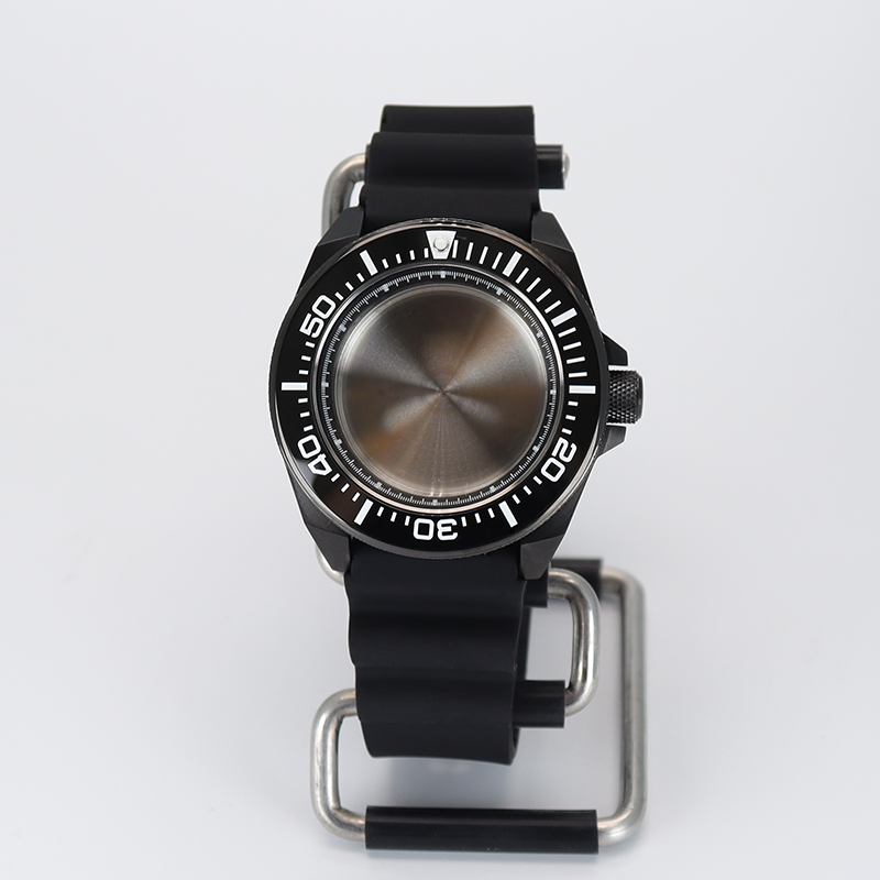Rubber Strap Diver - 43,8 mm duikhorlogekast rubberen band keramische
