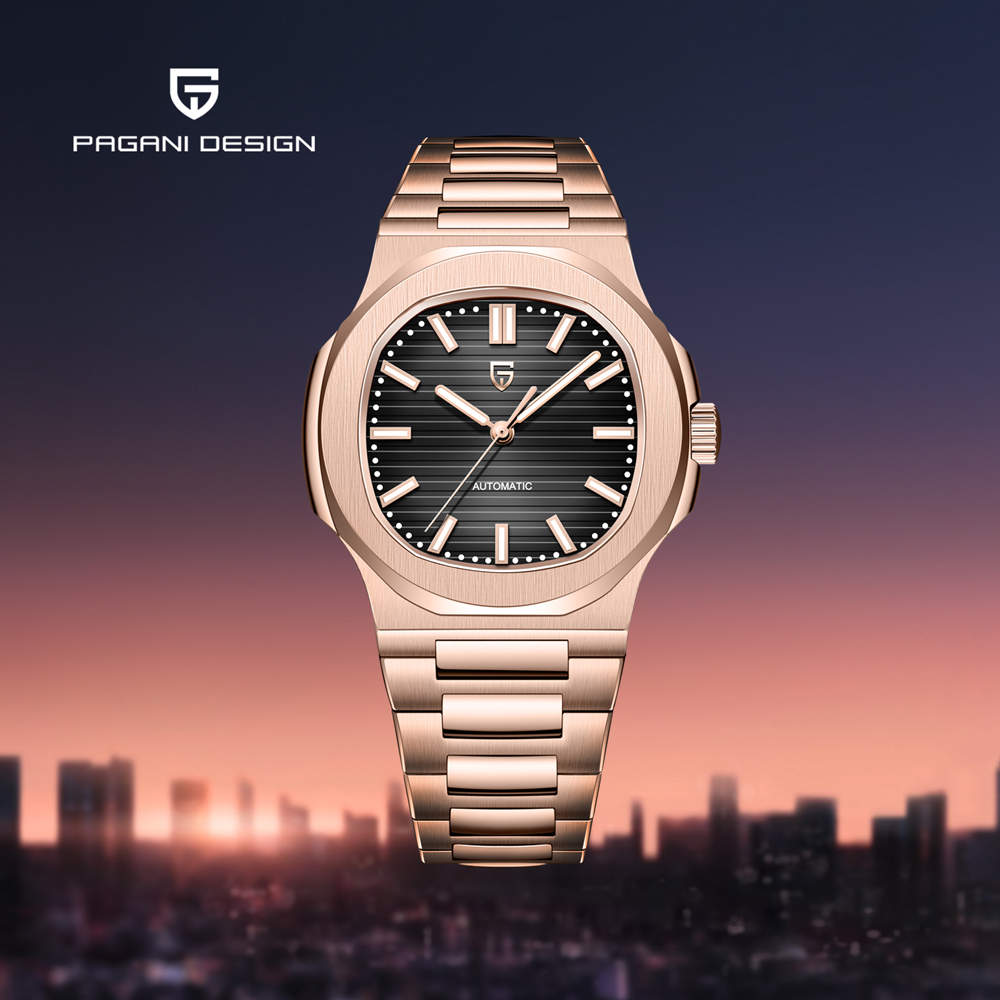 Patek Philippe Watch Nautilus - 2023 Nieuwe PAGANI ONTWERP Rose Goud