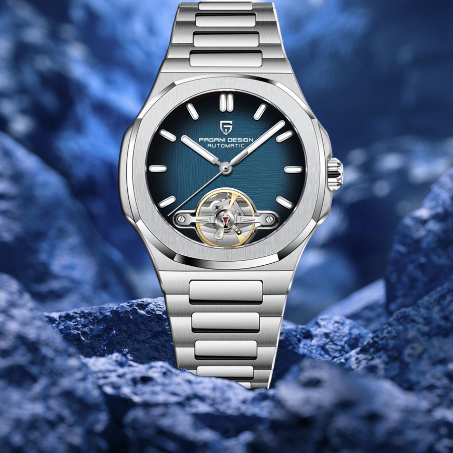 Patek Philippe Watch Nautilus - PAGANI DESIGN Nieuwe Mechanische Hollow-Out Tourbillon