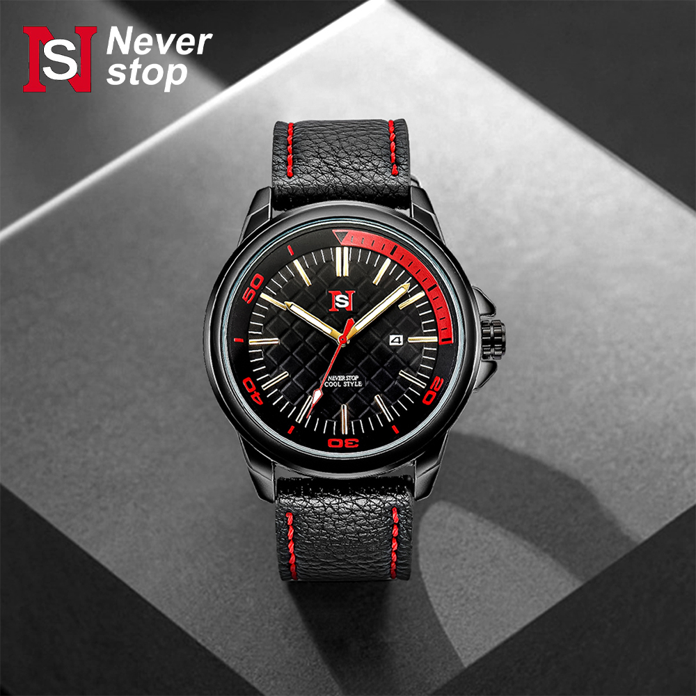 Suede Strap Watch - NS Simple Fashion herenhorloge Outdoor sport