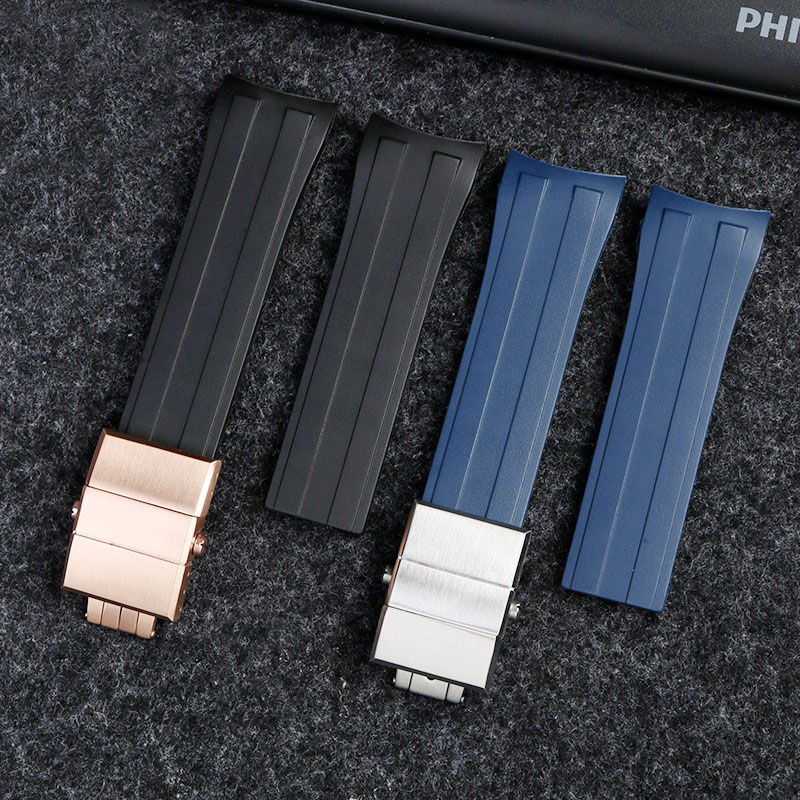 22Mm Rubber Siliconen Horloge  - Curved Spring Bar recensie en prijs