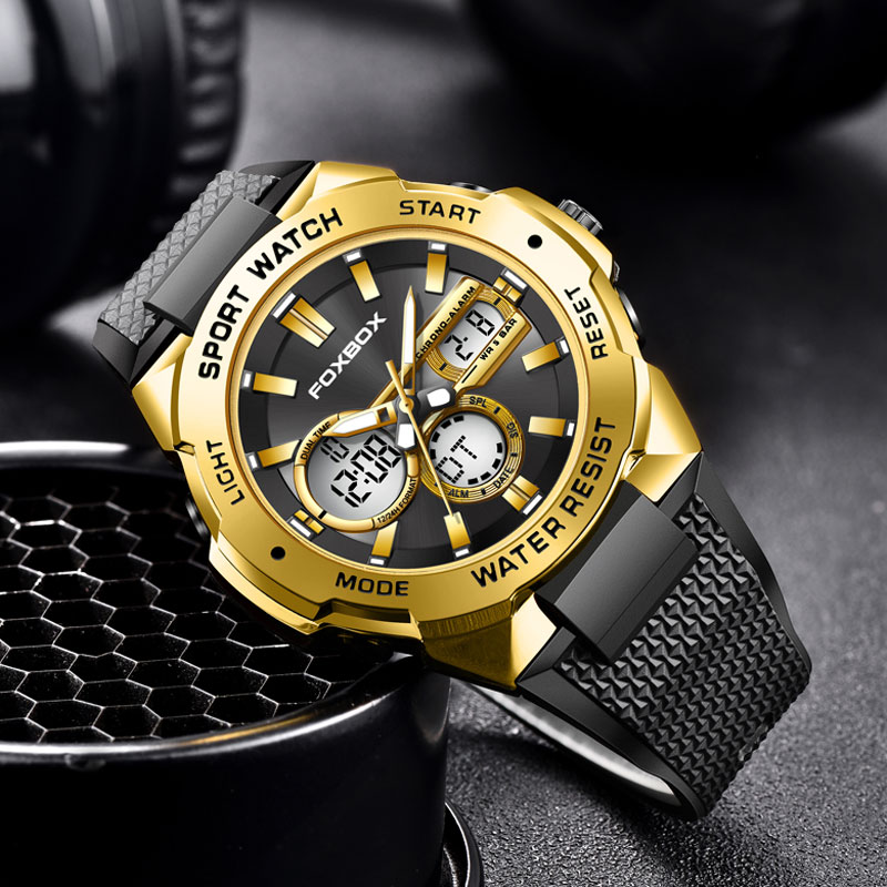 FOXBOX Nieuwe militaire horlog - Suede Strap Watch recensie en prijs