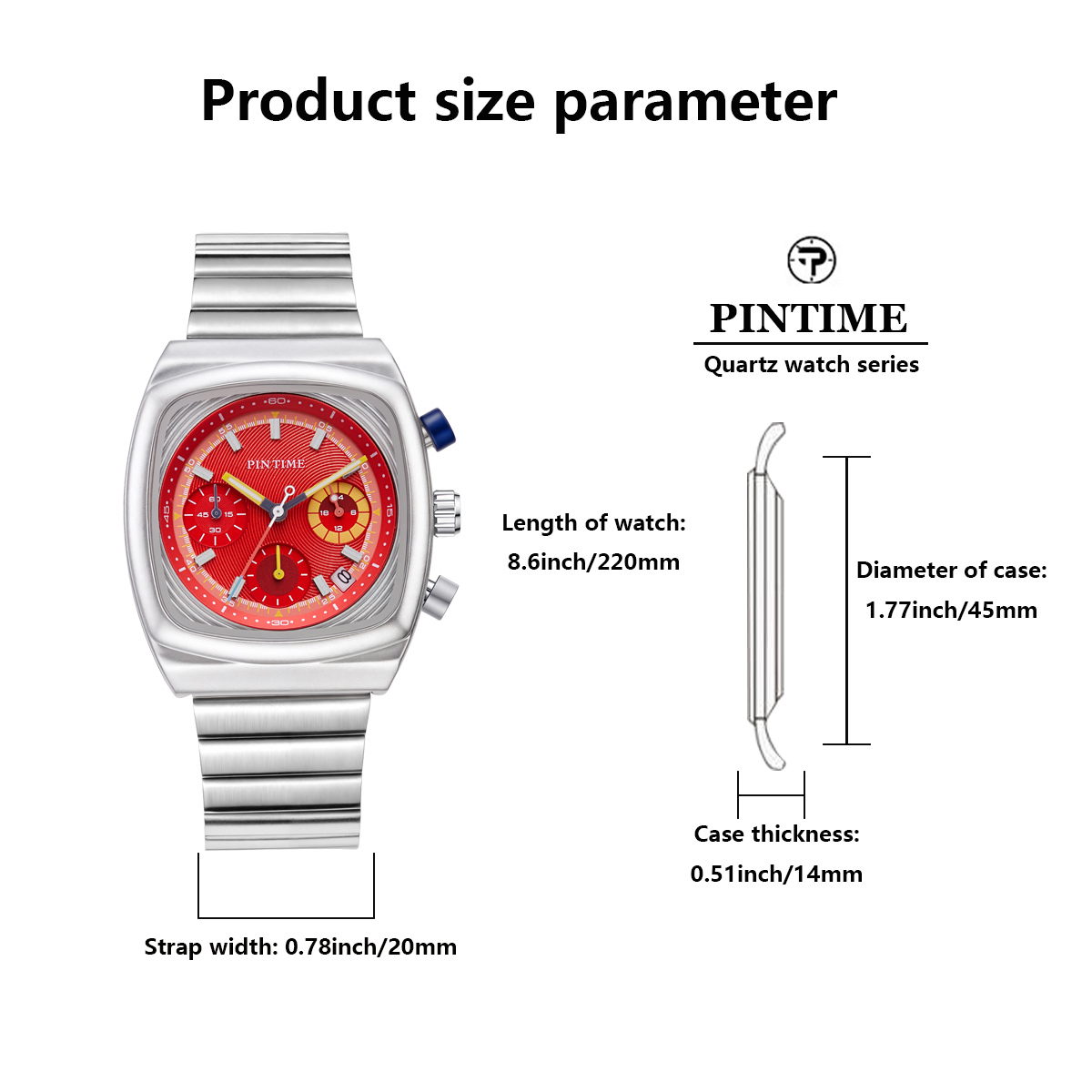 1pc vierkant herenhorloge - ho - Suede Strap Watch recensie en prijs