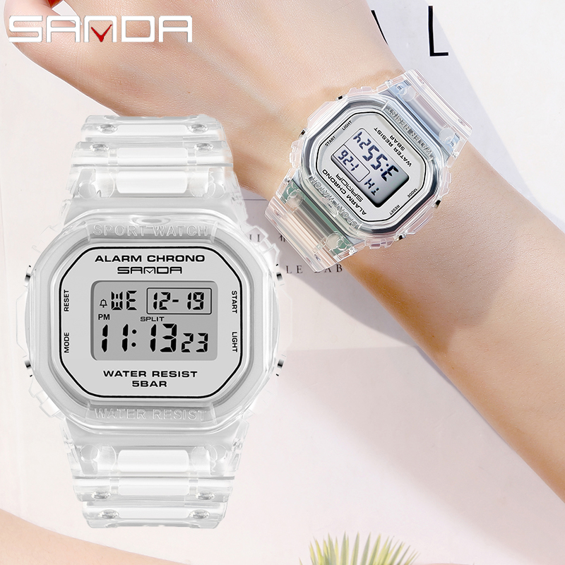 Sanda White Fashion Sport Horl - Rubber Strap Diver recensie en prijs