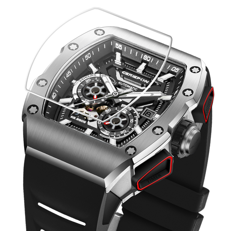 CERIEPON Wijnvatvormig herenho - Rubber Strap Diver recensie en prijs