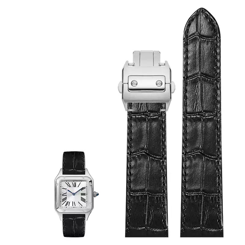 20mm 23mm Lederen Horlogeband  - Cartier Watch Santos recensie en prijs