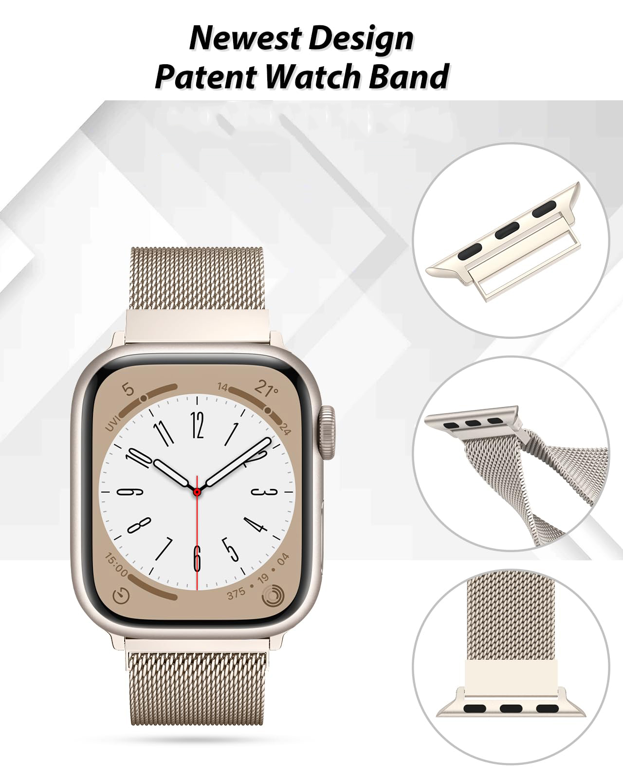 Milanese band voor Apple Watch - Milanese Loop Magnetic recensie en prijs