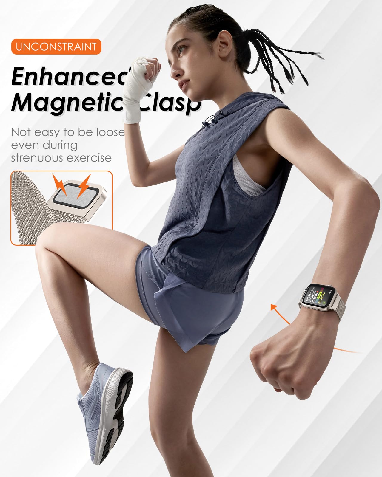 Milanese band voor Apple Watch - Milanese Loop Magnetic recensie en prijs