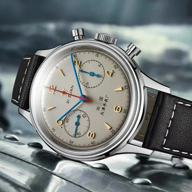 Herenhorloges 1963 piloot auto - Suede Strap Watch recensie en prijs