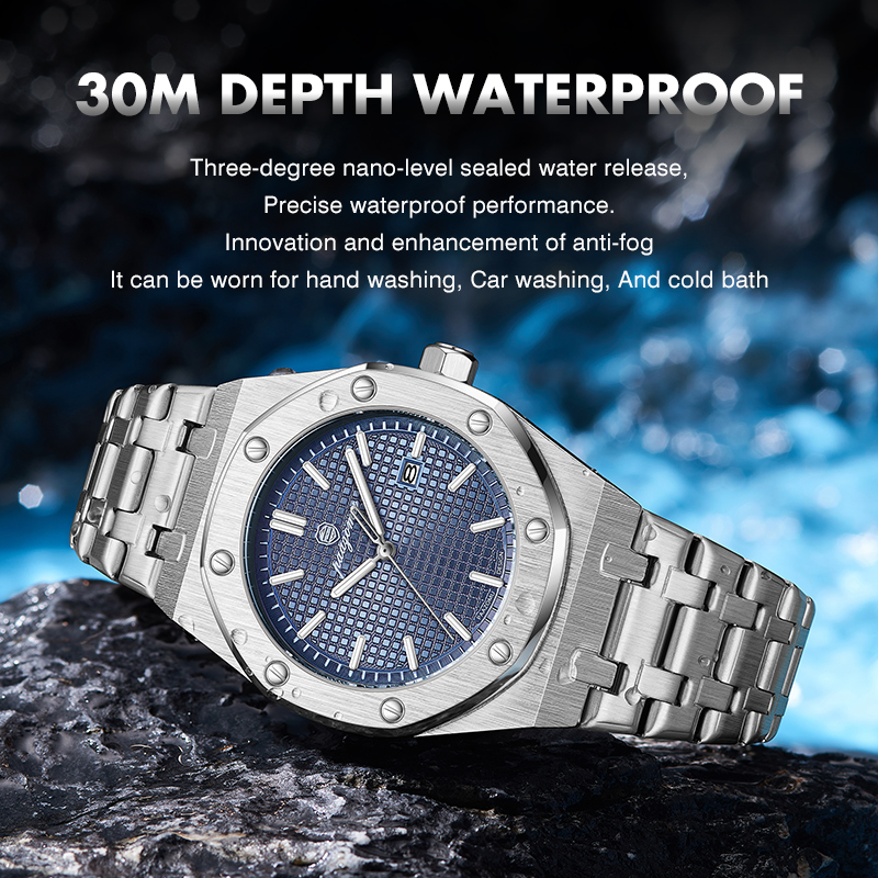 PAAZOMU Luxe zakenman polshorl - Patek Philippe Watch Nautilus recensie en prijs